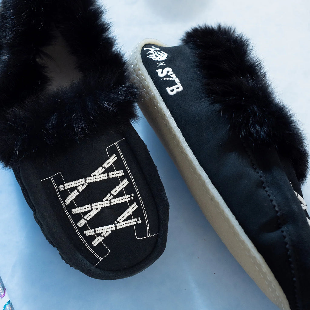 Smudge the Blades x Manitobah Slipper Moc